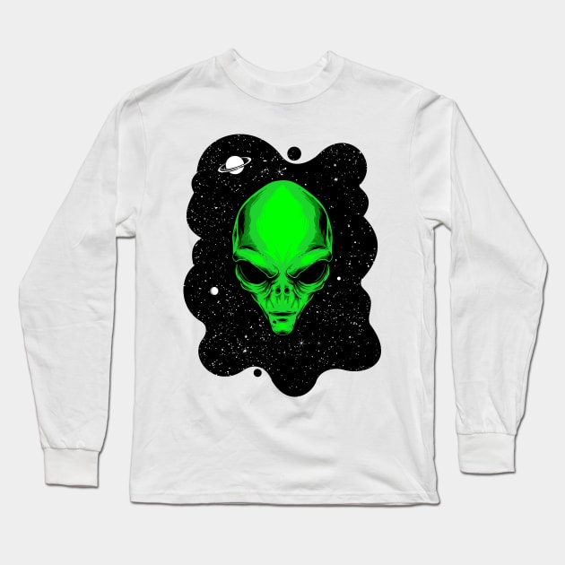 UFOS Long Sleeve T-Shirt by Mad77store